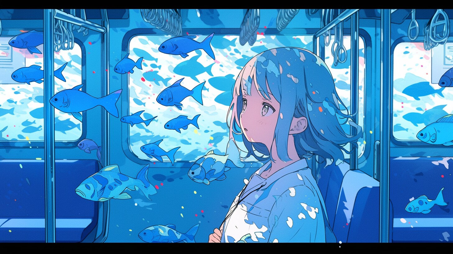 ほぇ、さかな、おる…