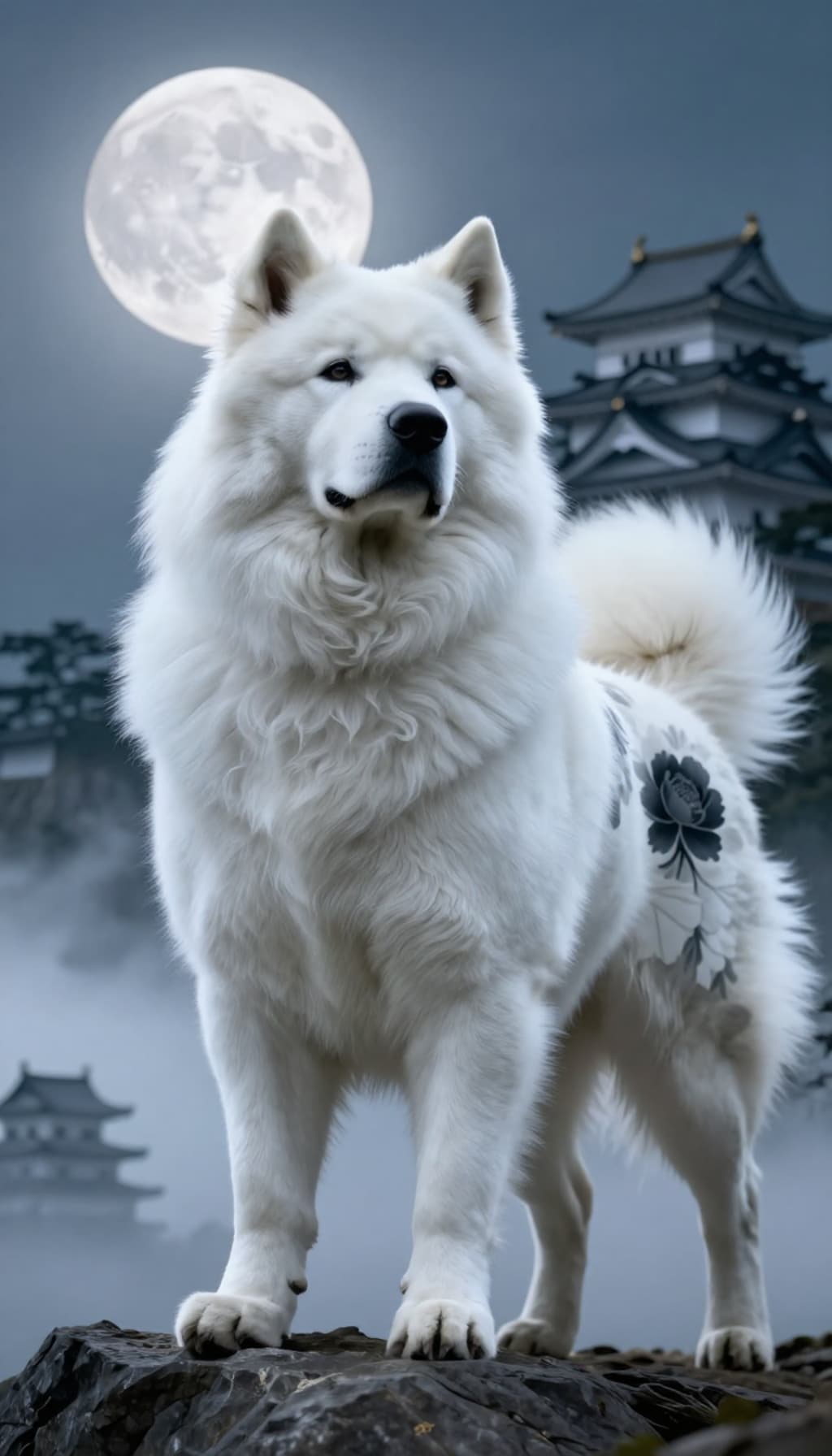 伏姫と八房　南総里見八犬伝から