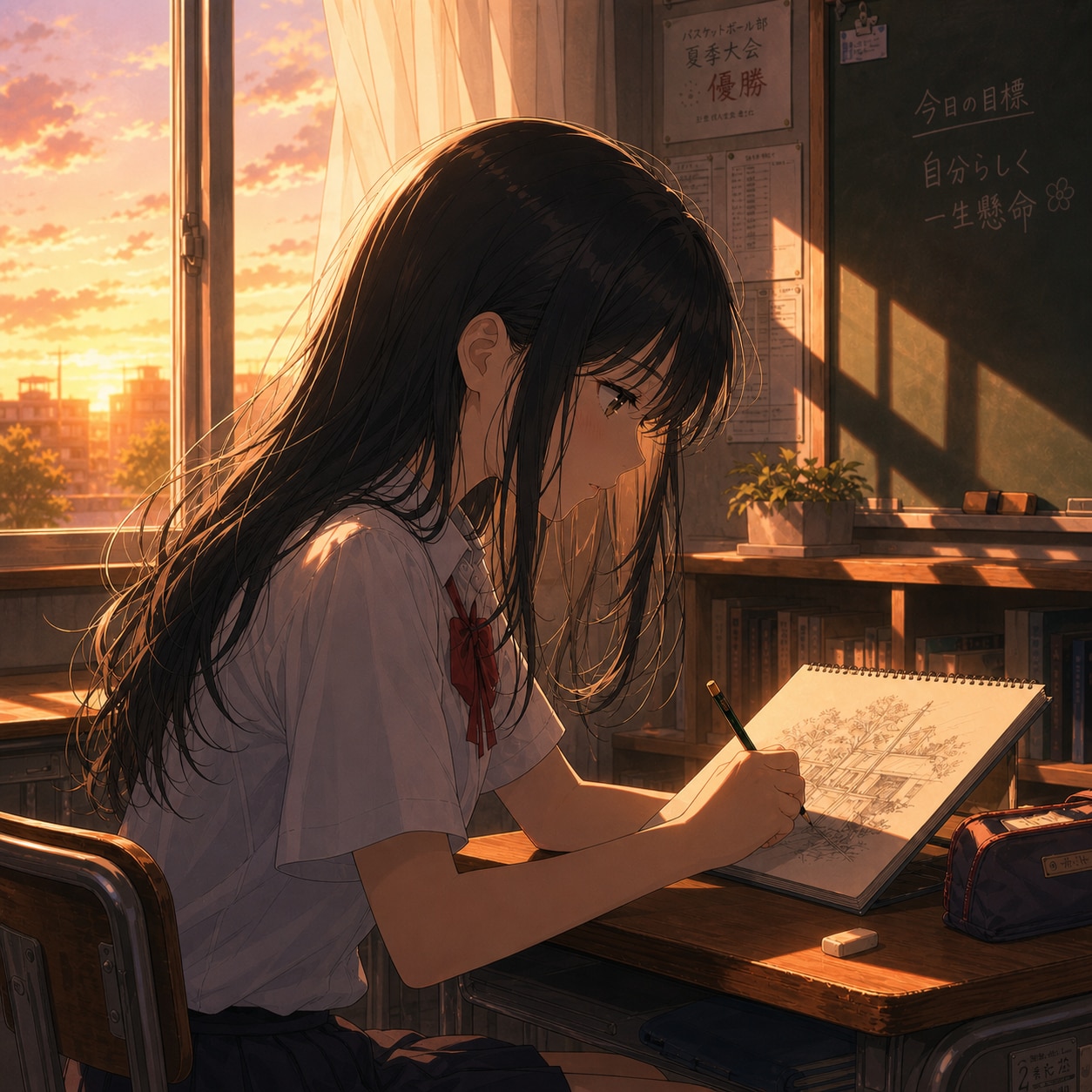 スケッチ少女