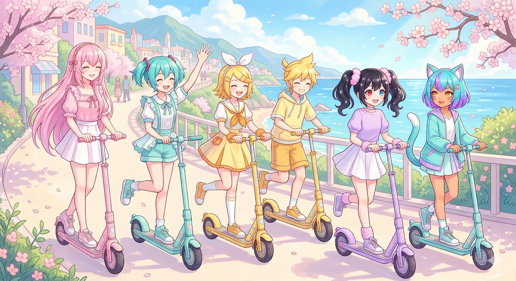 キックボードでお出かけ🎶