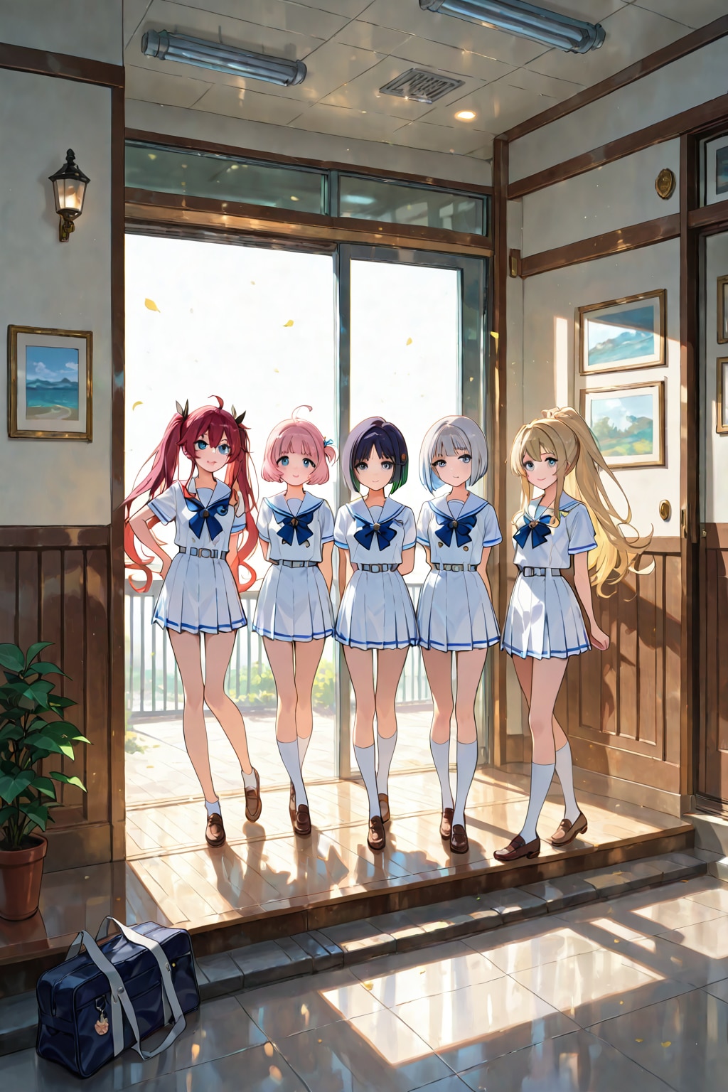 女子高 入学式 | の人気AIイラスト・グラビア