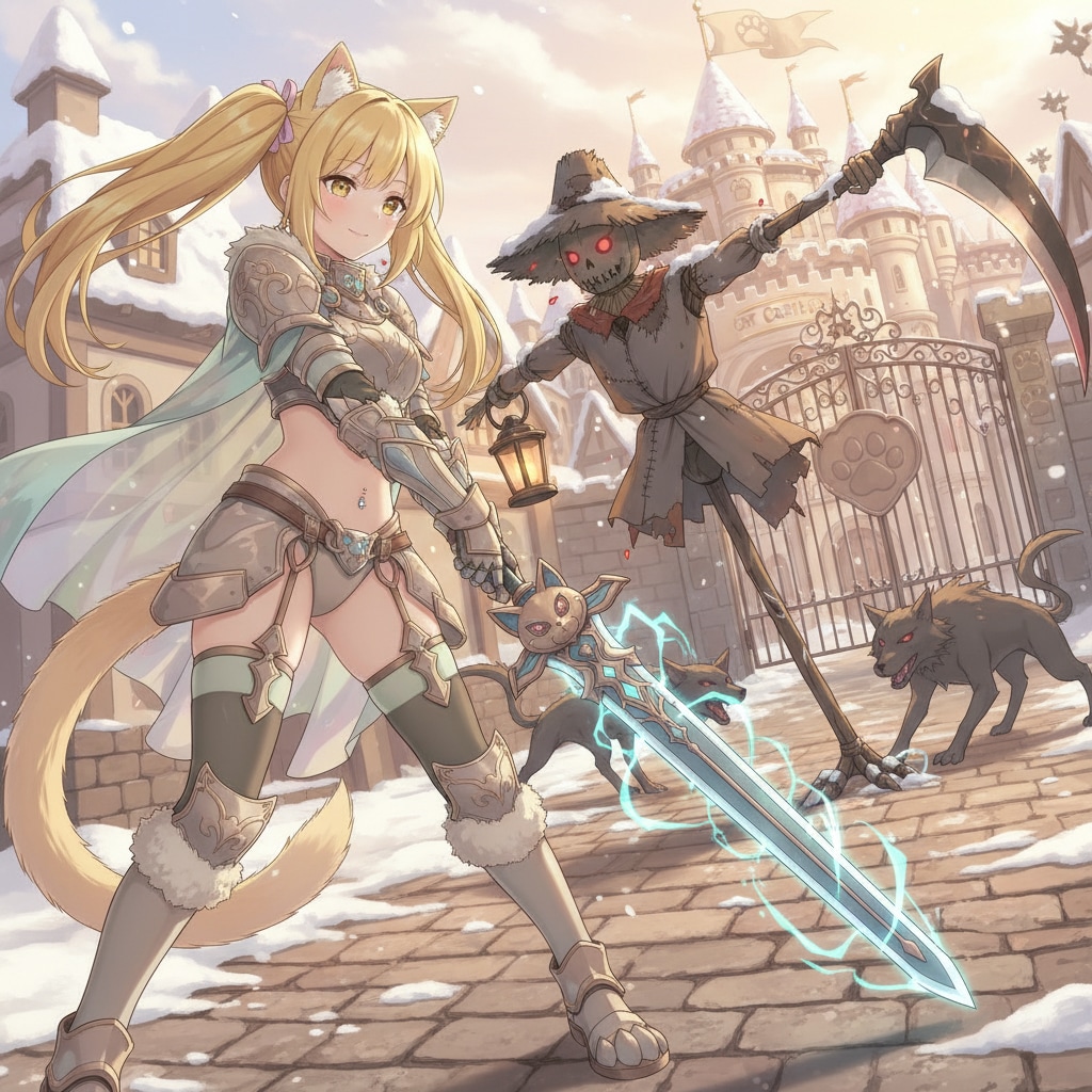 金ツイにゃん。猫騎士 | の人気AIイラスト・グラビア