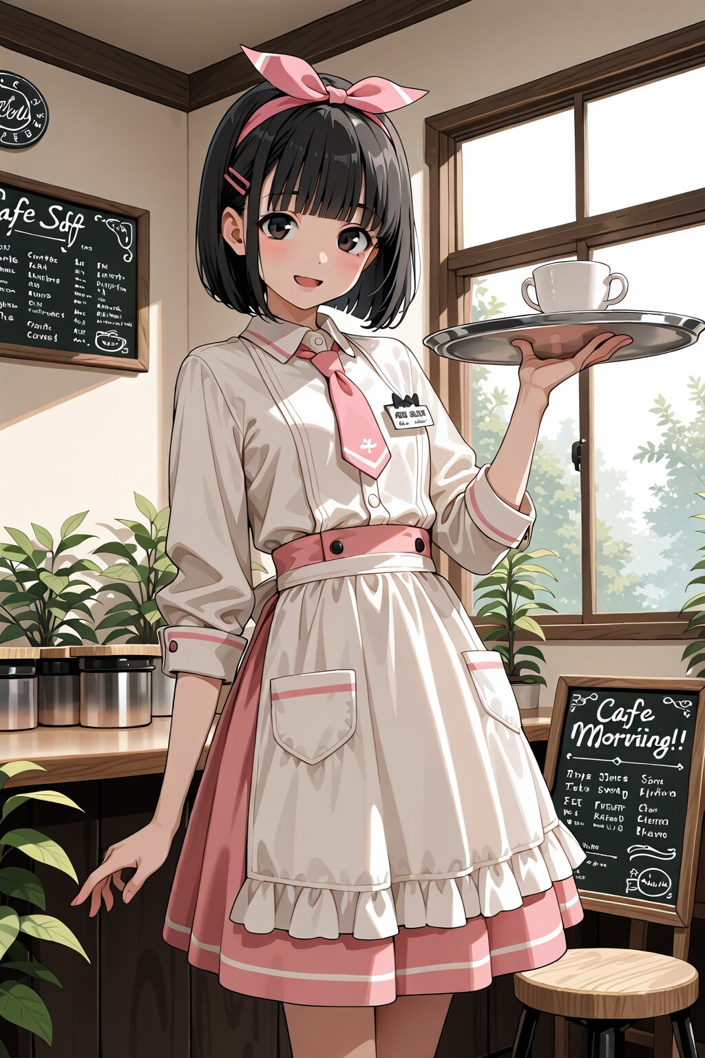 妹ちゃん✨カフェへようこそ‼️🥰☕️✨４０７ | の人気AIイラスト・グラビア