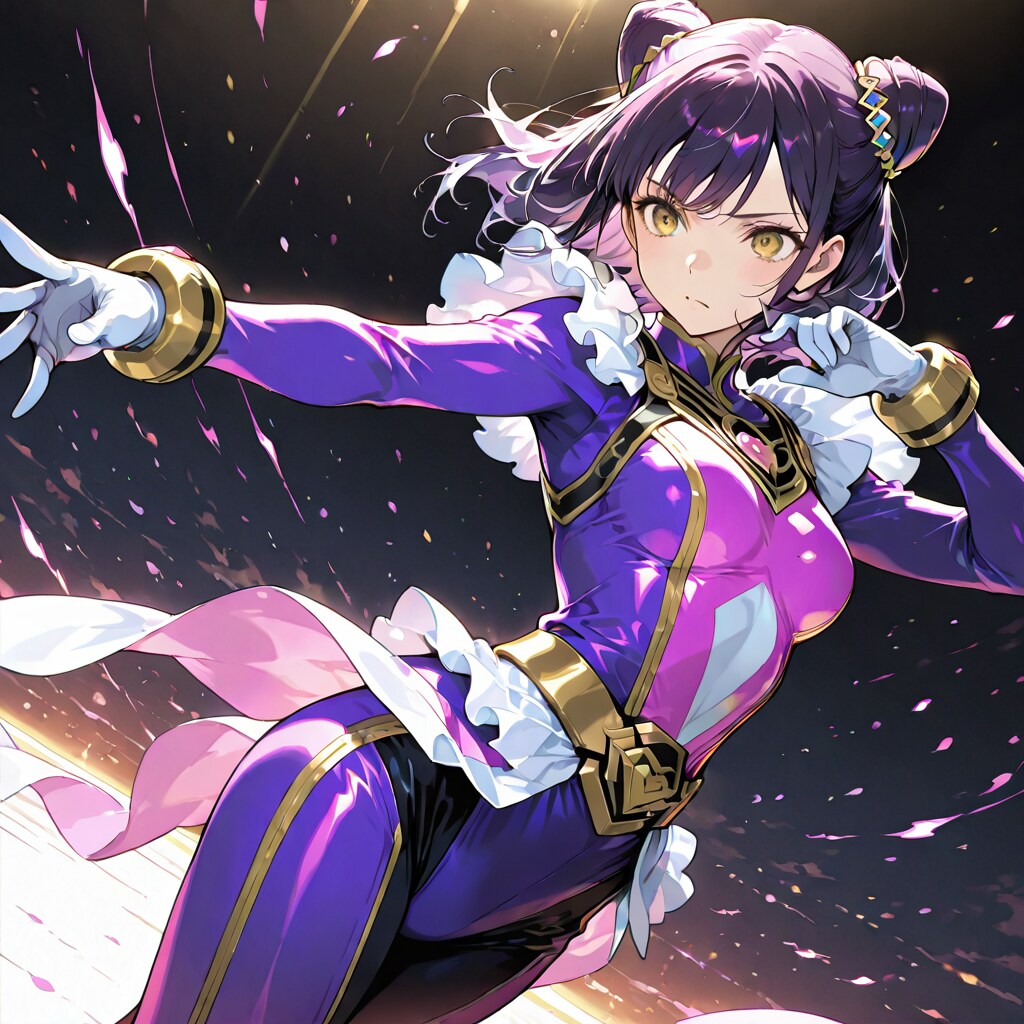 紫電の戦士 松永紫苑。LILACver.
