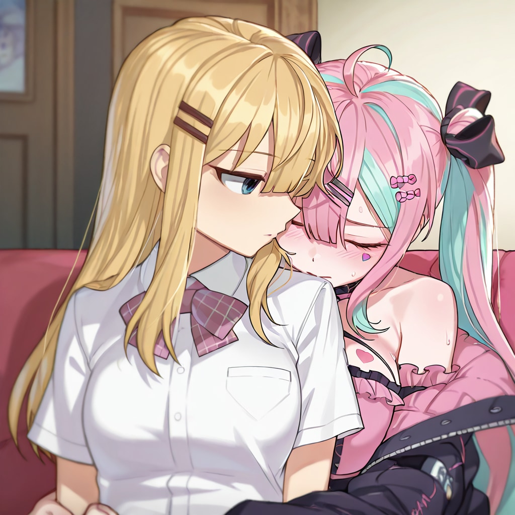 モモルシ後ろからハグ その1