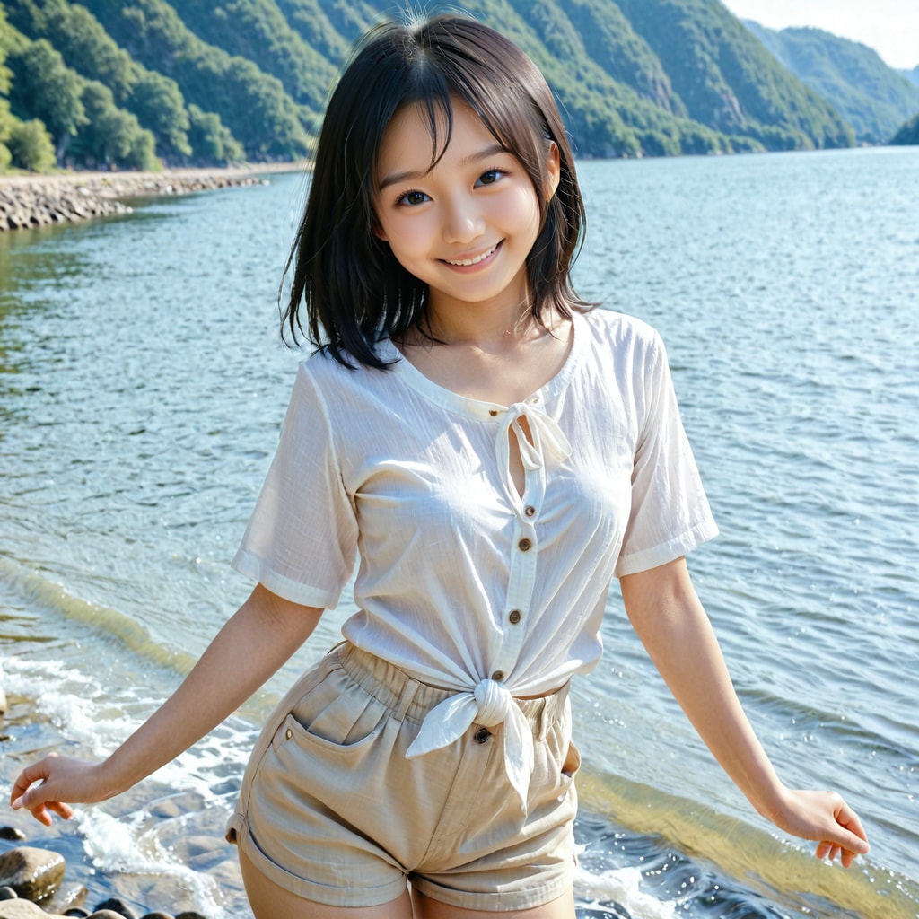 川で遊びましょ！