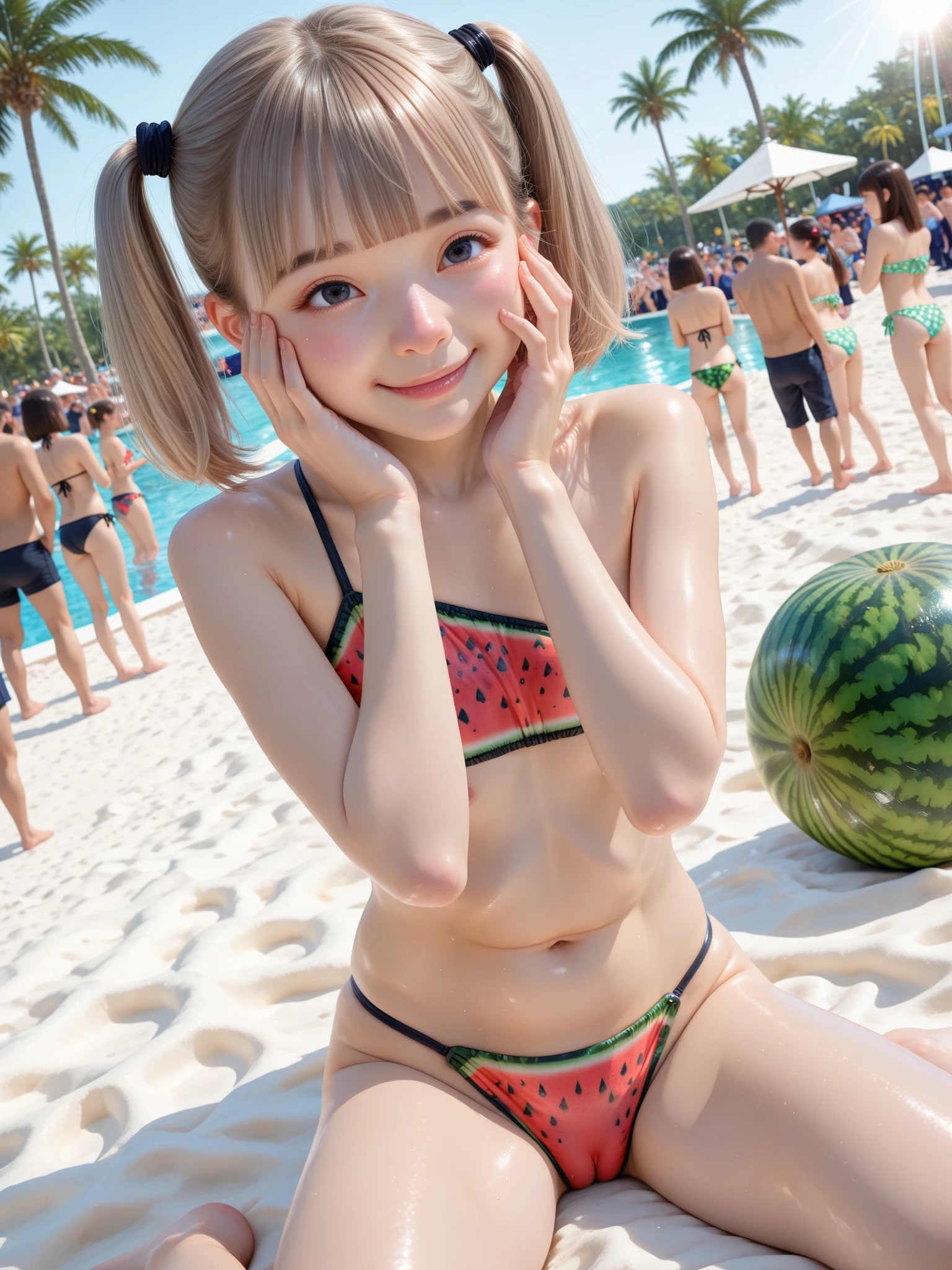 【企画参加】良芽:スイカビキニ