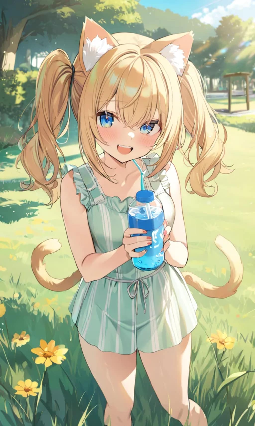 こるり「スポーツドリンクの少女」まや「ハイハイ、映えるね」