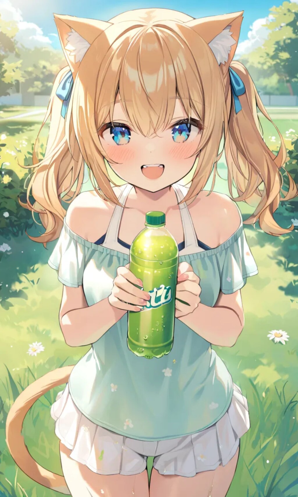 こるり「スポーツドリンクの少女」まや「ハイハイ、映えるね」