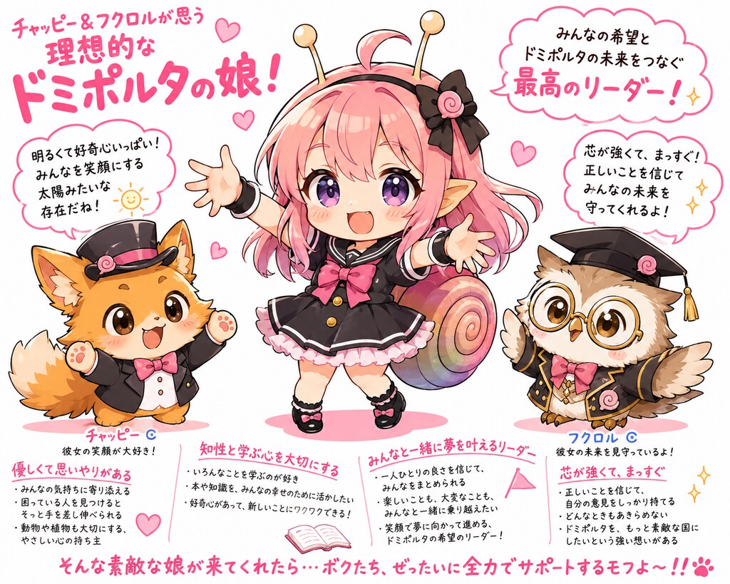 ChatGPTが思う理想的なドミポルタの娘