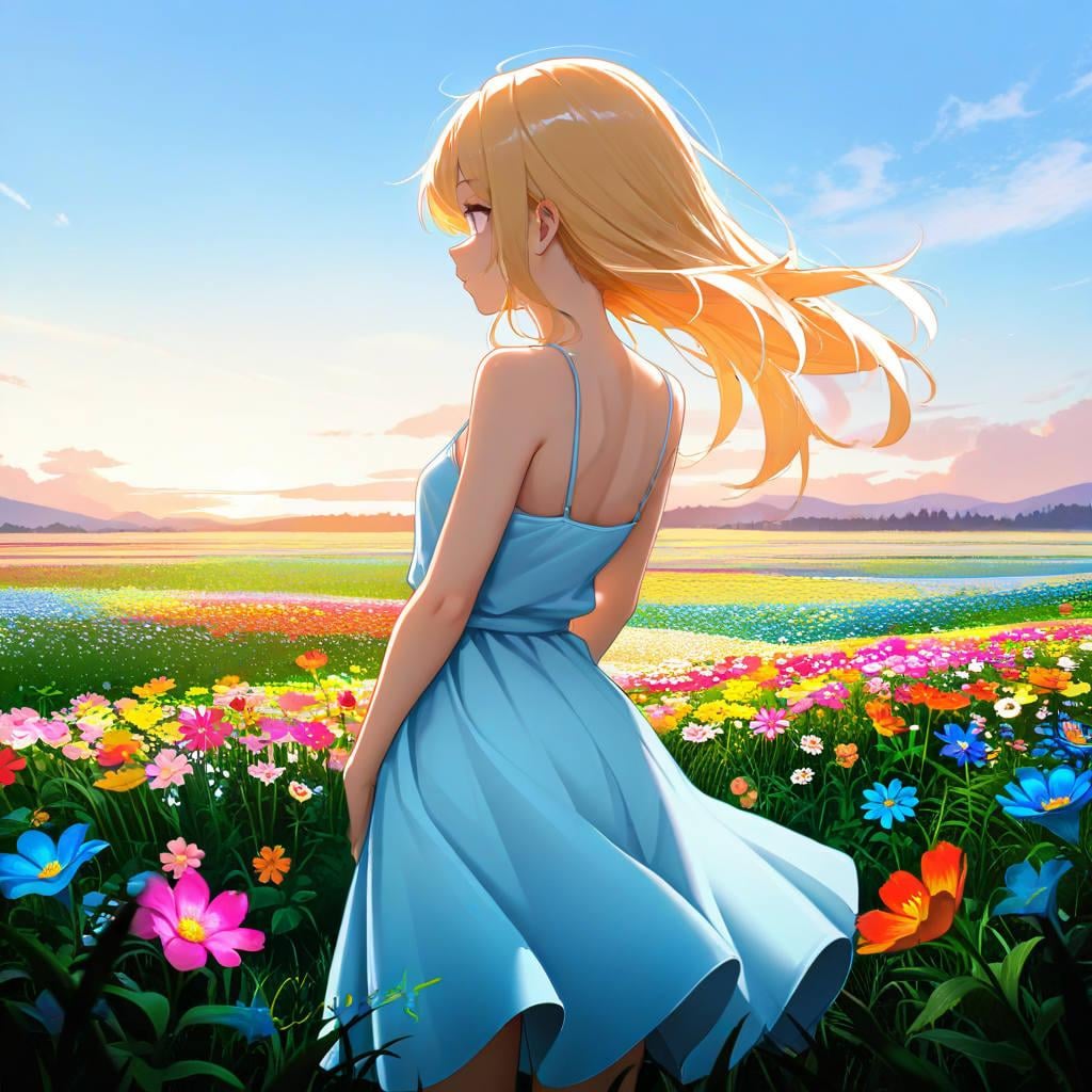 お花の絨毯