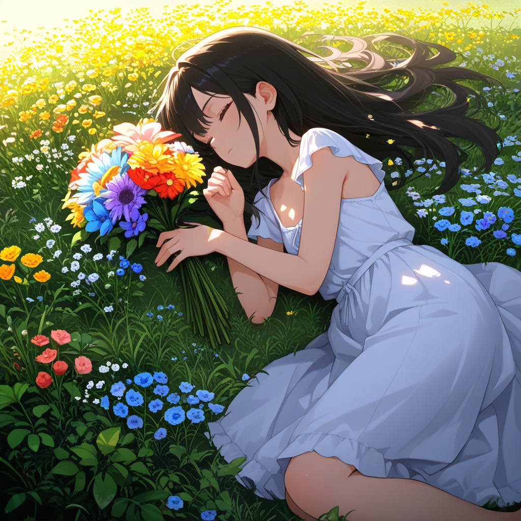 お花の絨毯