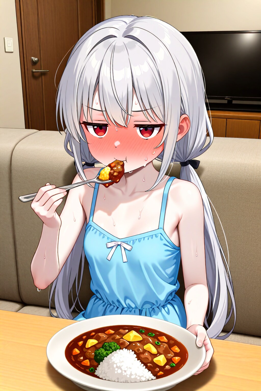 アイちゃんの激辛カレーチャレンジ