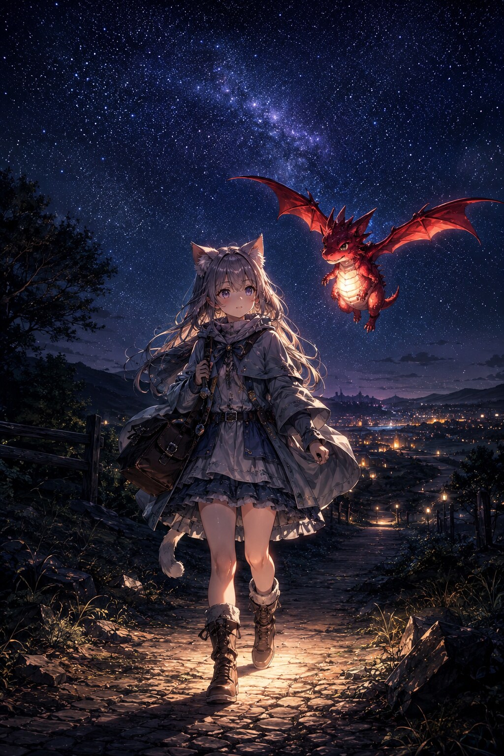 夜道の用心棒