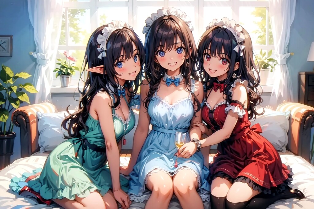 はやぱまのハーレム(エルフちゃんメイド)