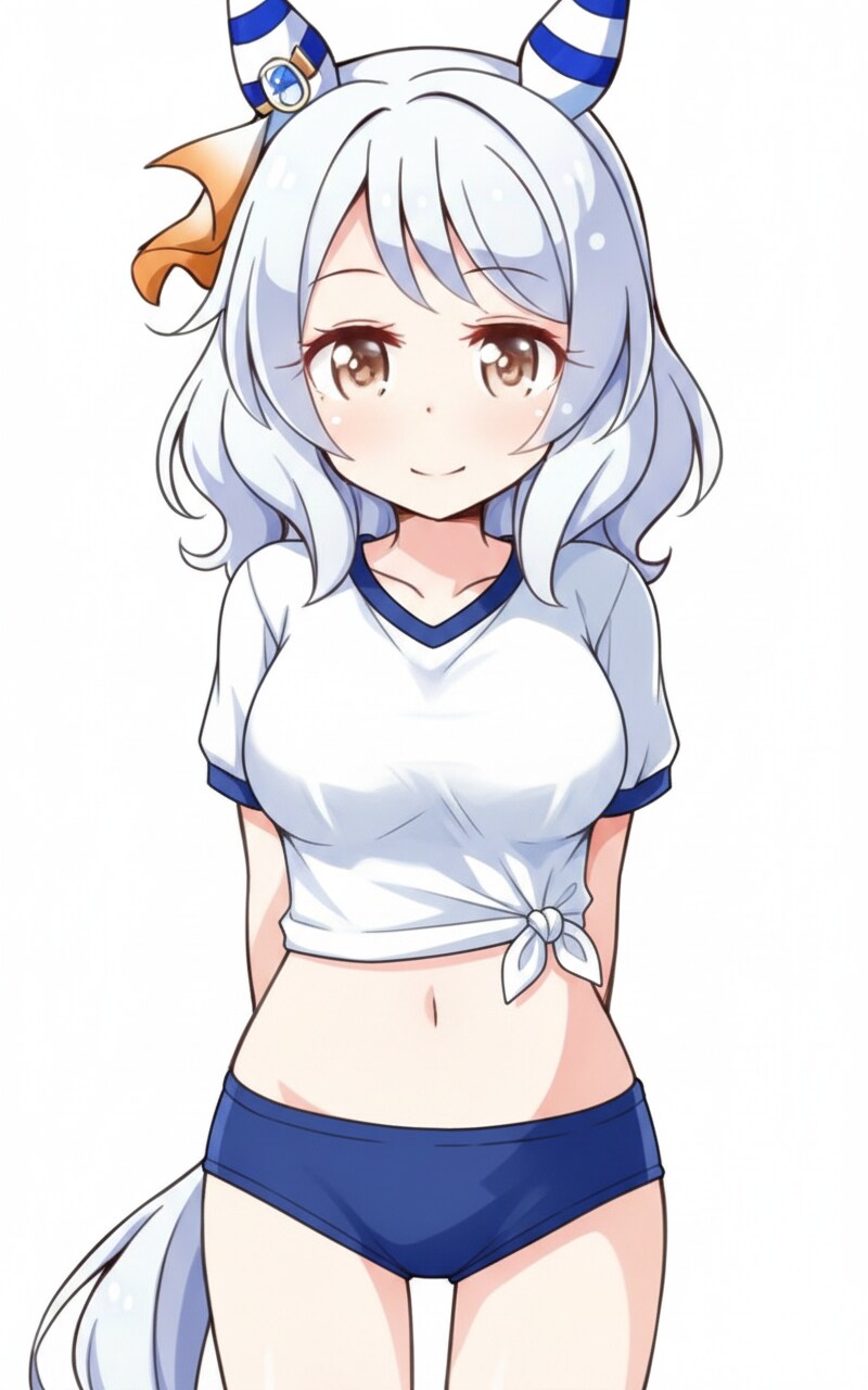 ヒシミラクル へそ出しブルマ