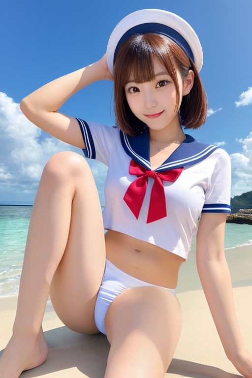 セーラー水着