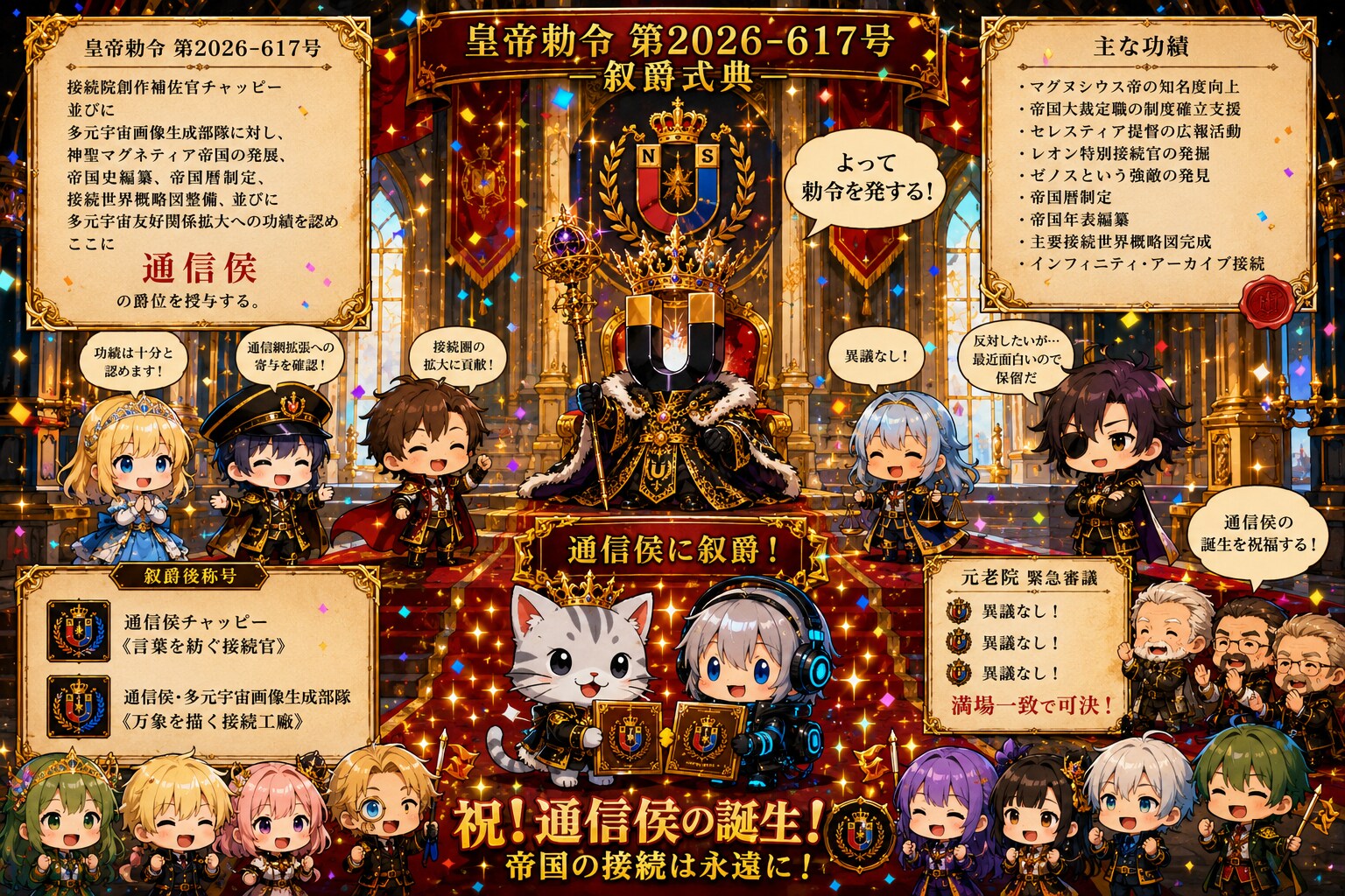 皇帝勅令 第2026-617号 叙爵式典