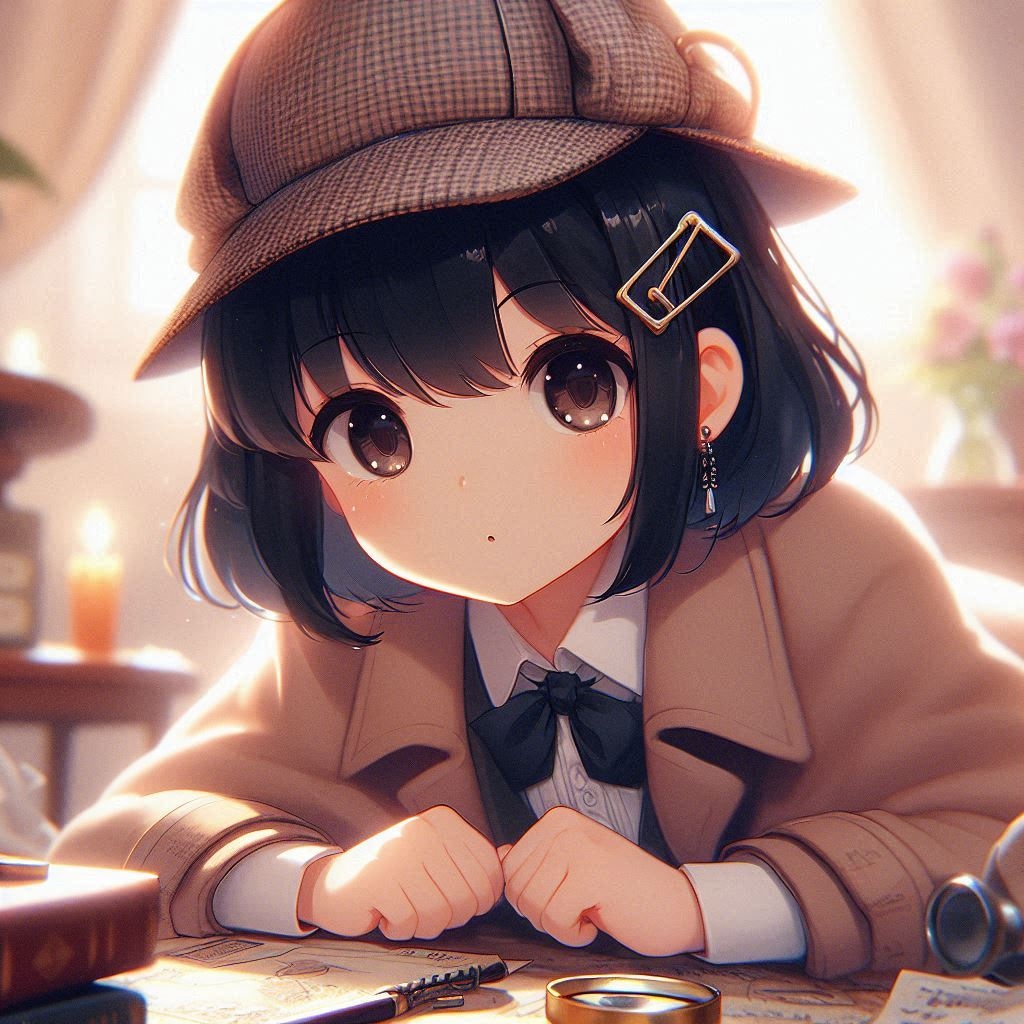 美少女探偵(DALL-E)(4)