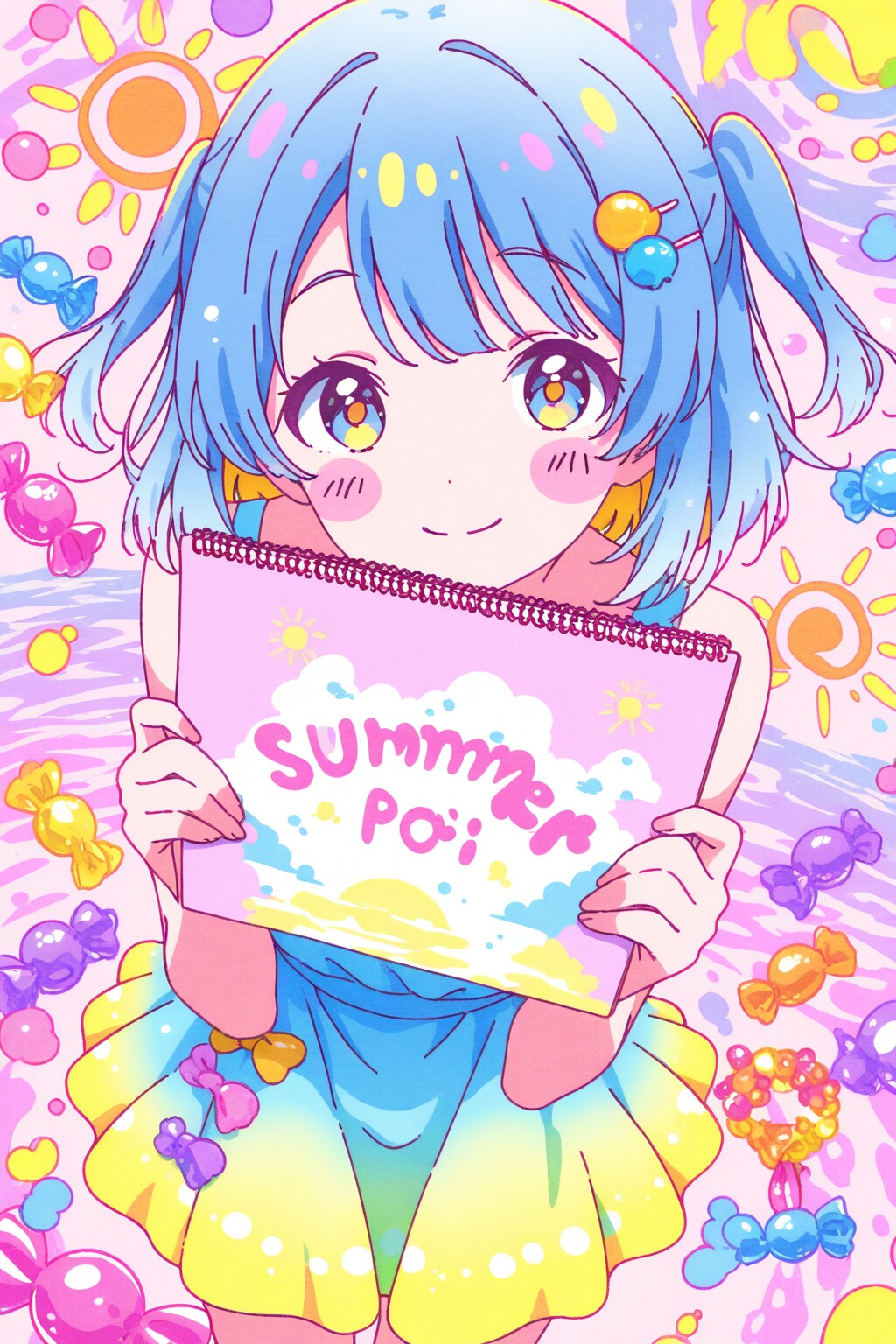 夏っぽ宣言！きみと描くSummer Poi♡ 📒🍬