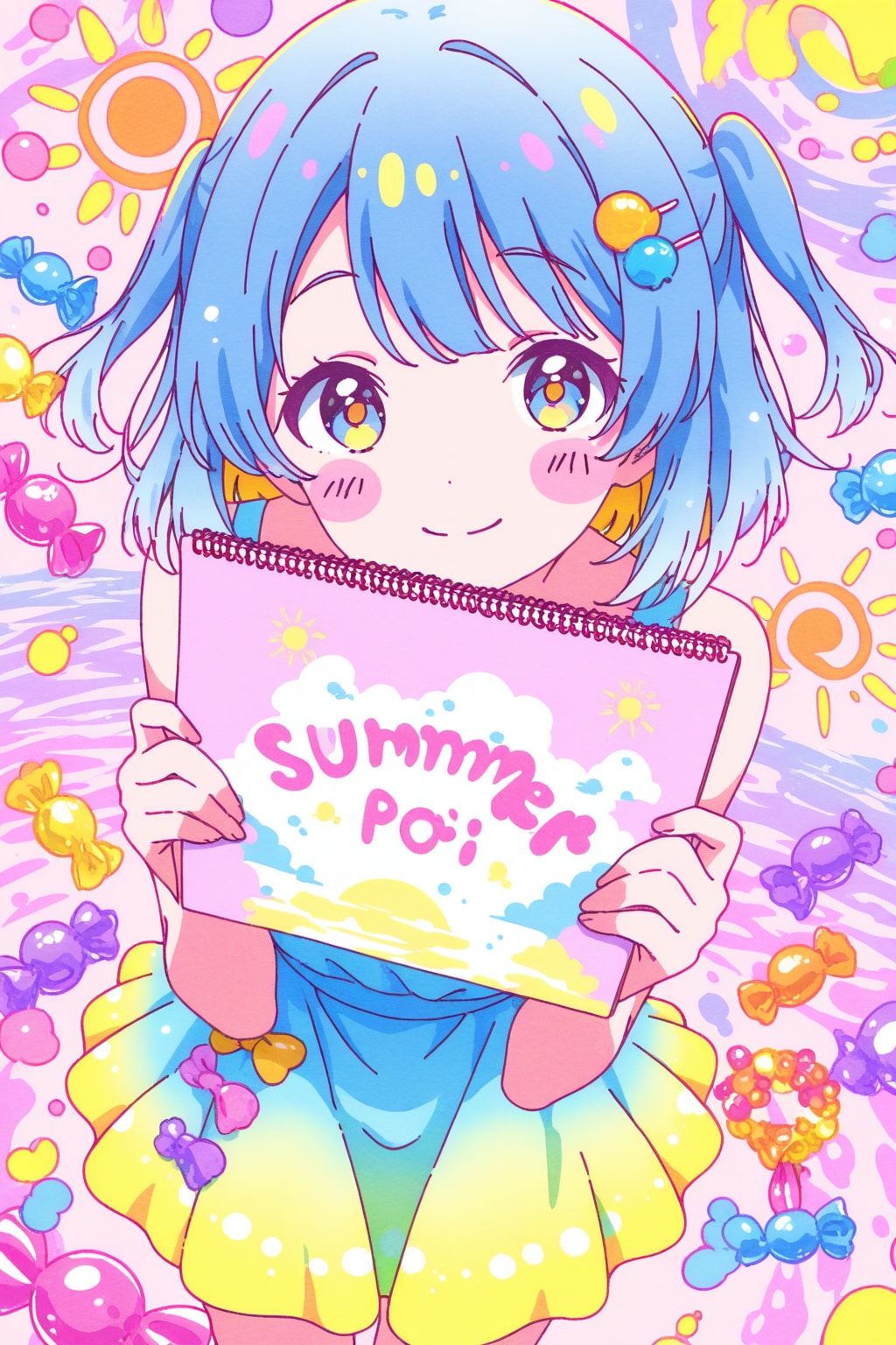 夏っぽ宣言！きみと描くSummer Poi♡ 📒🍬