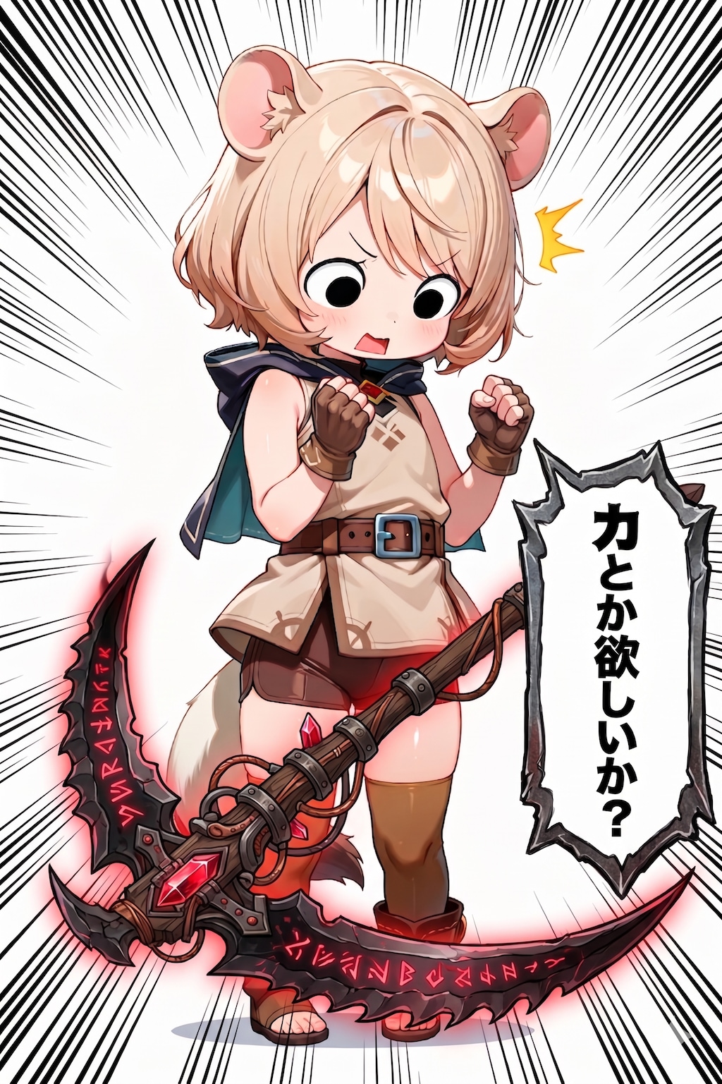 鎌がえらいこっちゃ！