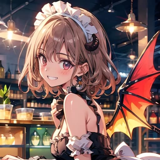 悪魔っ子メイド250521 | の人気AIイラスト・グラビア