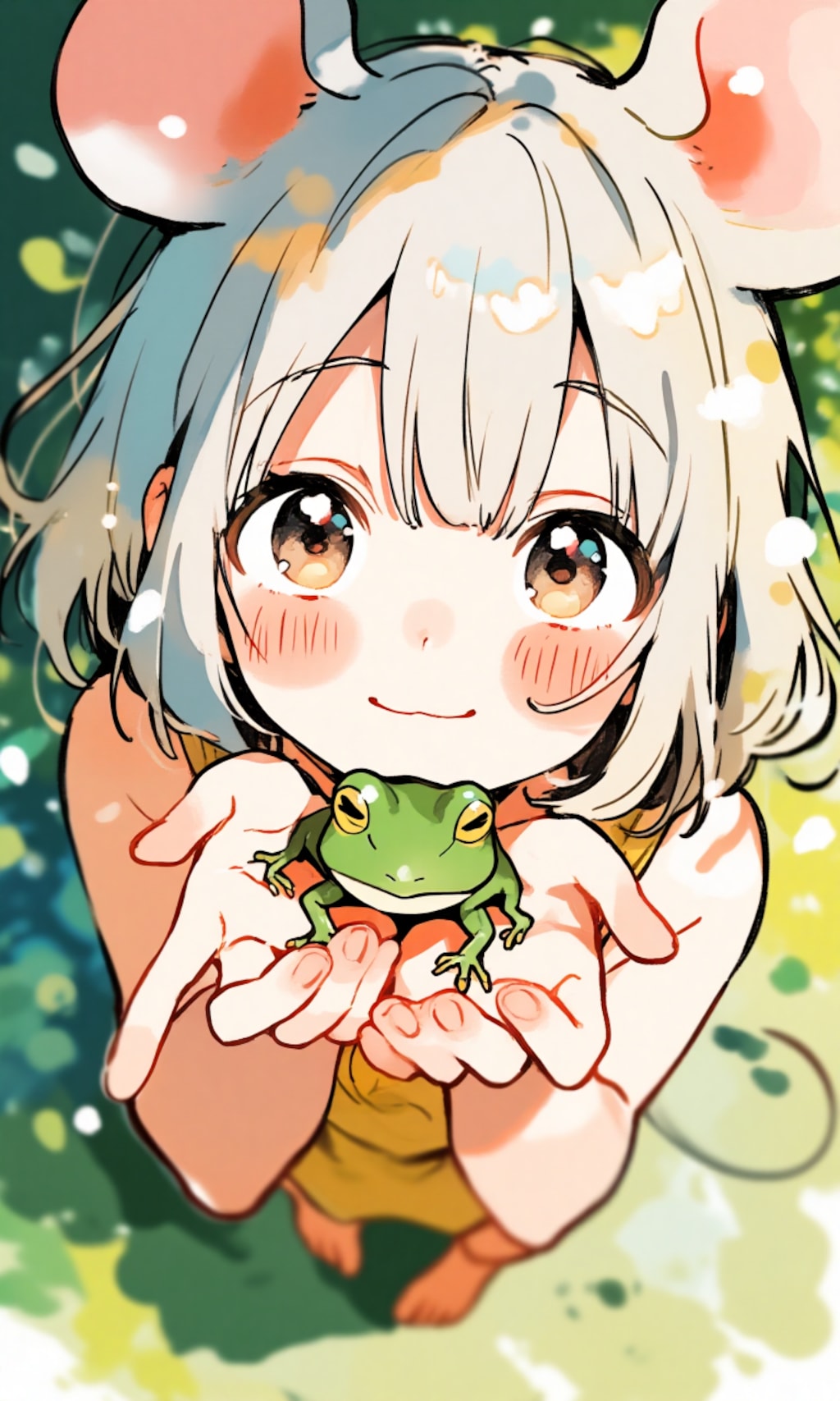 昨日助けていただいたネズミです