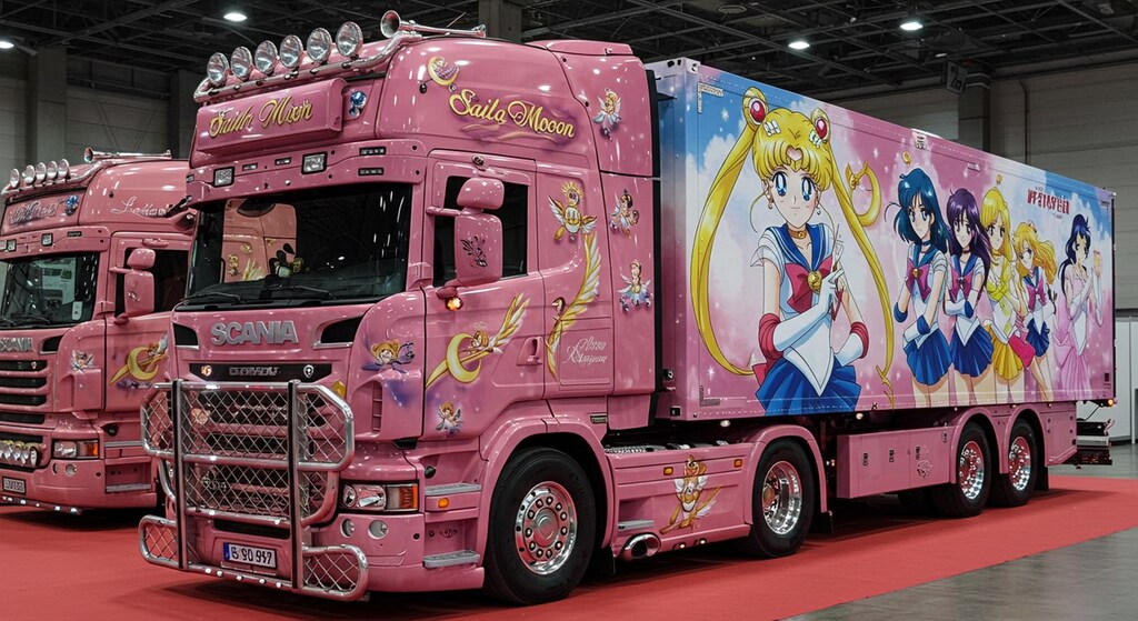 セーラームーンスカニアトラック