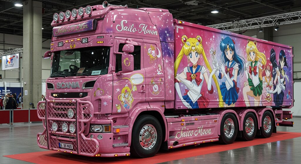 セーラームーンスカニアトラック