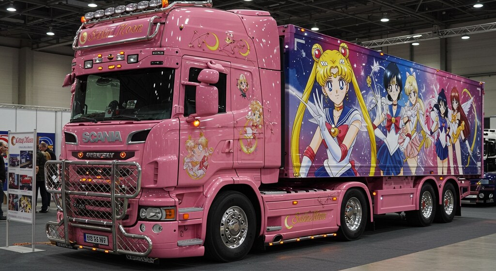 セーラームーンスカニアトラック