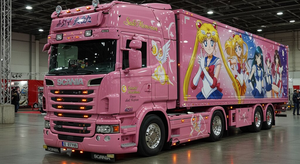 セーラームーンスカニアトラック