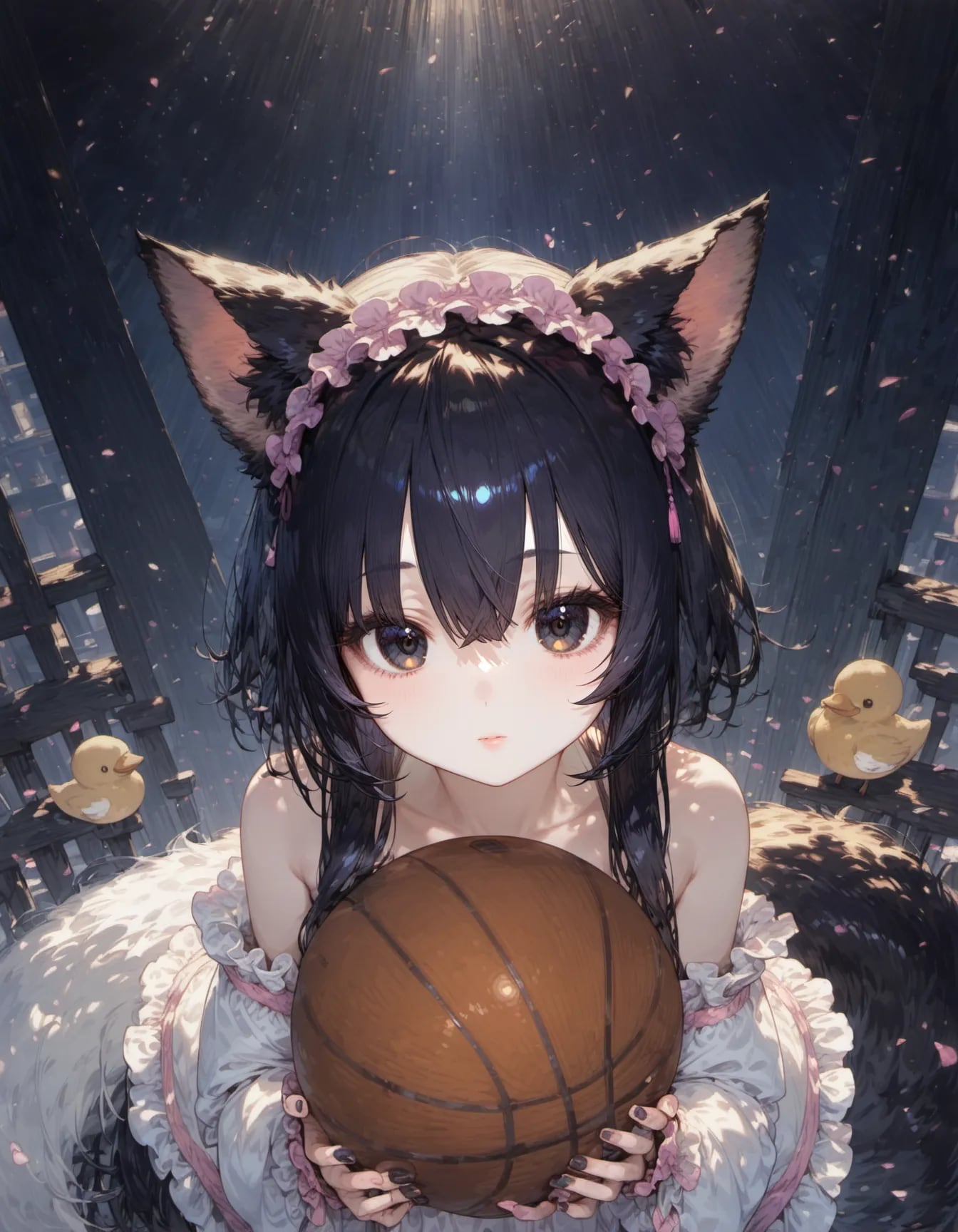 A Quiet Orbit Beneath Falling Light | の人気AIイラスト・グラビア