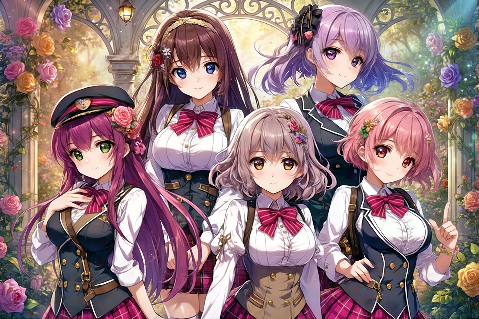 ガーリーアイドルユニット | の人気AIイラスト・グラビア