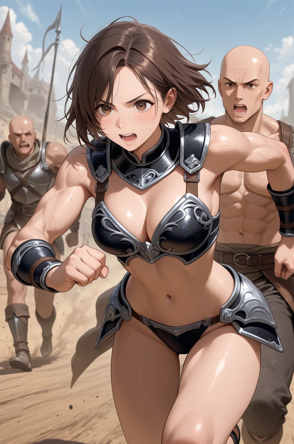 直進行軍