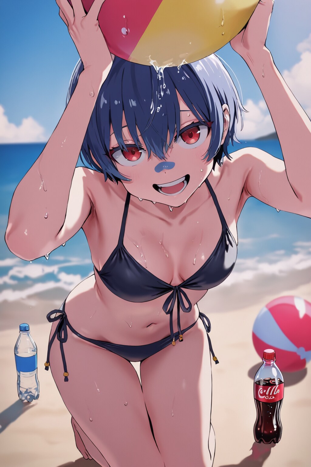 ボーイッシュ娘とビーチデート👙🏖️❤️