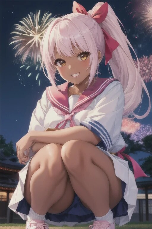 お兄ちゃん花火一緒にしたいな～早く買ってきて～？お水入れたバケツもねっ