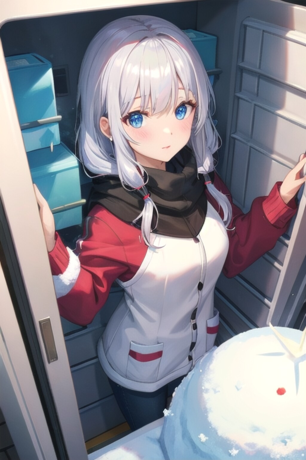 あの私、雪女ですけど暑いので冷凍庫に入ってていいですか？