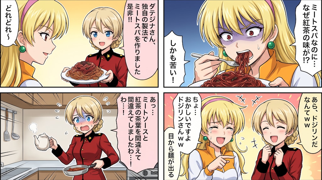 カテジナさんとダージリンさん。