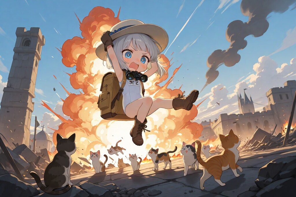 ちょっ！？火薬多くないですかーっ！？