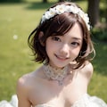 花嫁姿のまどか先生 5枚目