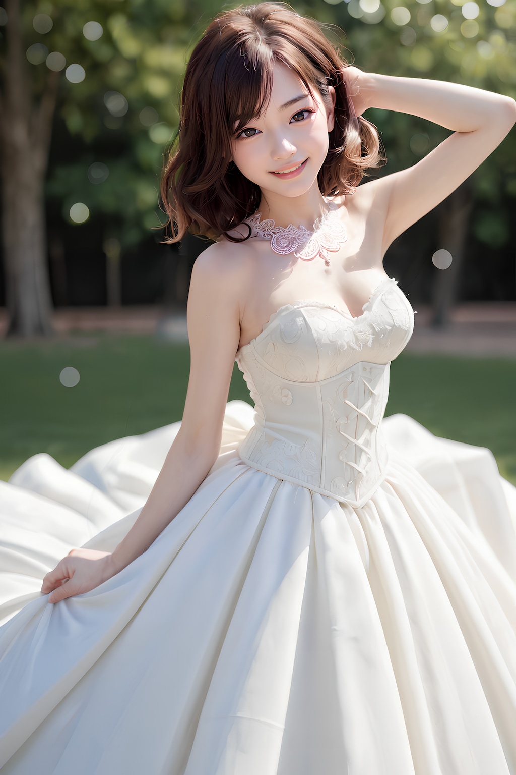 花嫁姿のまどか先生