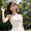 花嫁姿のまどか先生 4枚目
