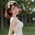 花嫁姿のまどか先生 7枚目