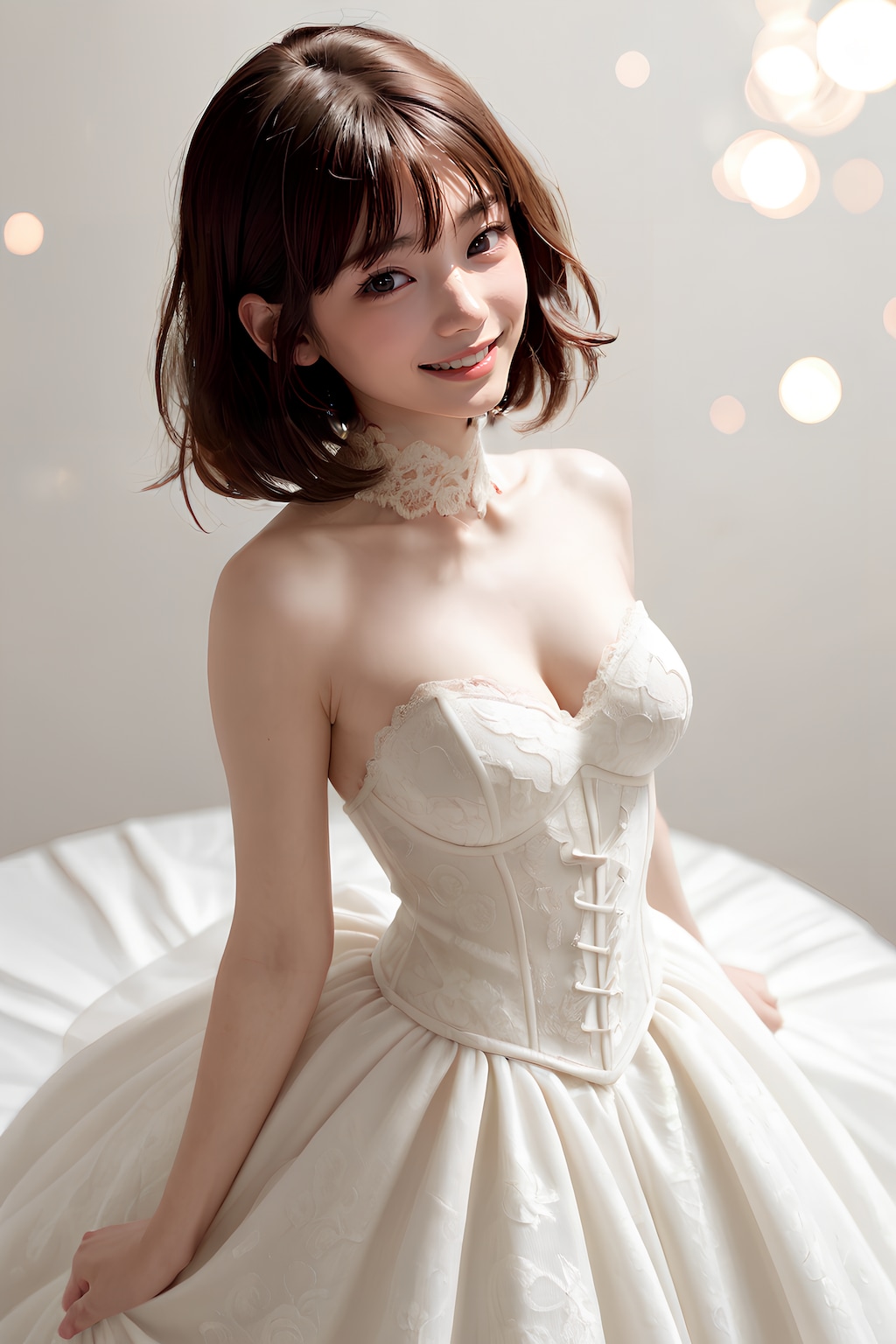 花嫁姿のまどか先生