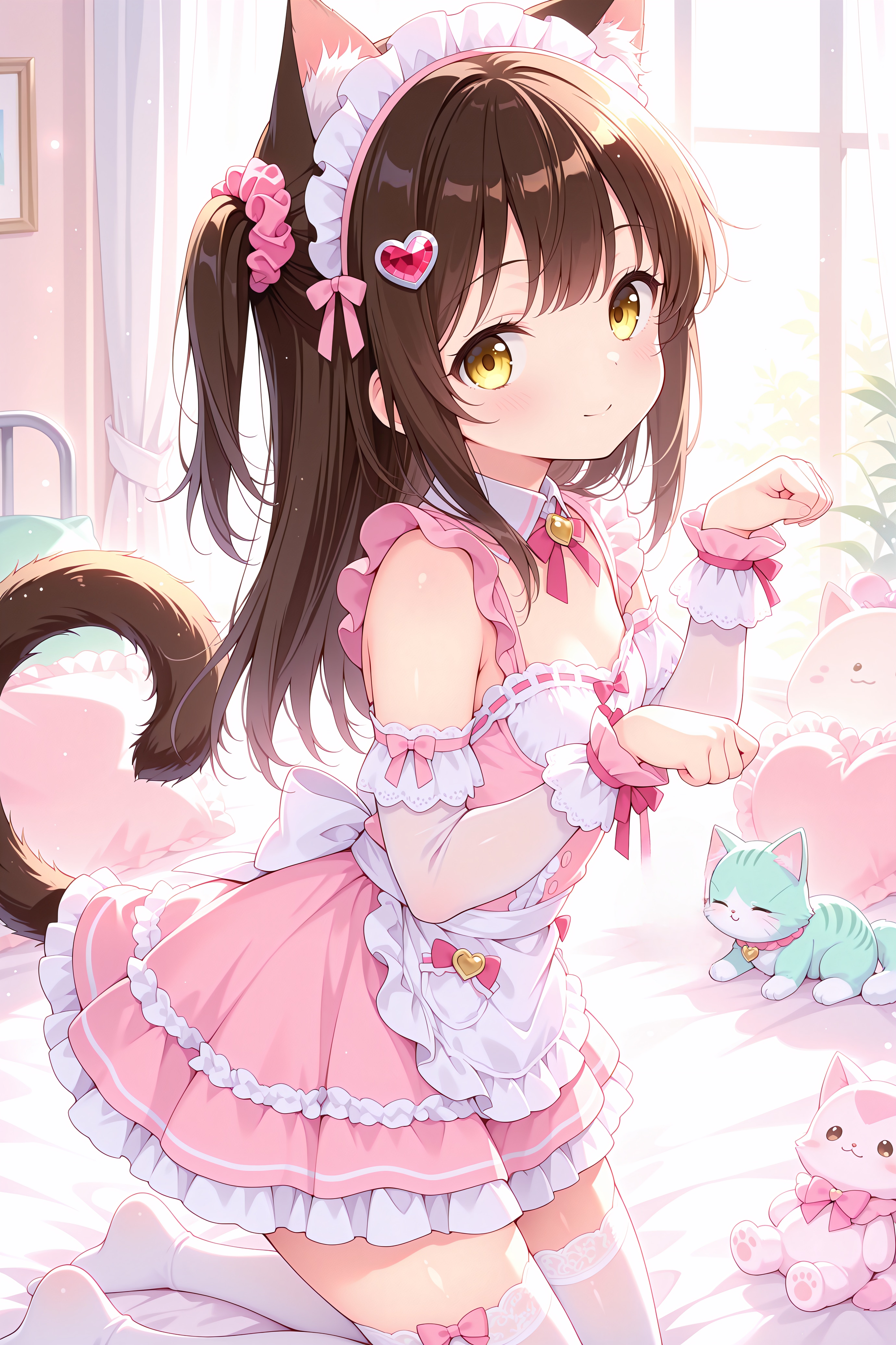 ご奉仕にゃんこ