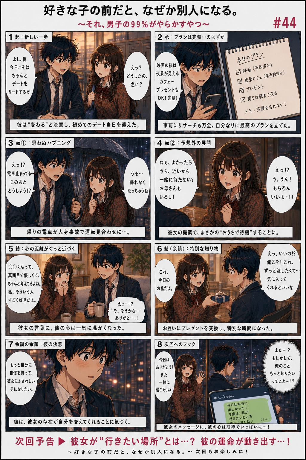 初心者でも無料ChatGPTでも作れる漫画作品  無料版・普通のChatGPTですぐ使えます  ① 無料版・普通のChatGPTで使う→ ② 自分好みに書き換える→ ③ 必要になったらカスタムGPT化