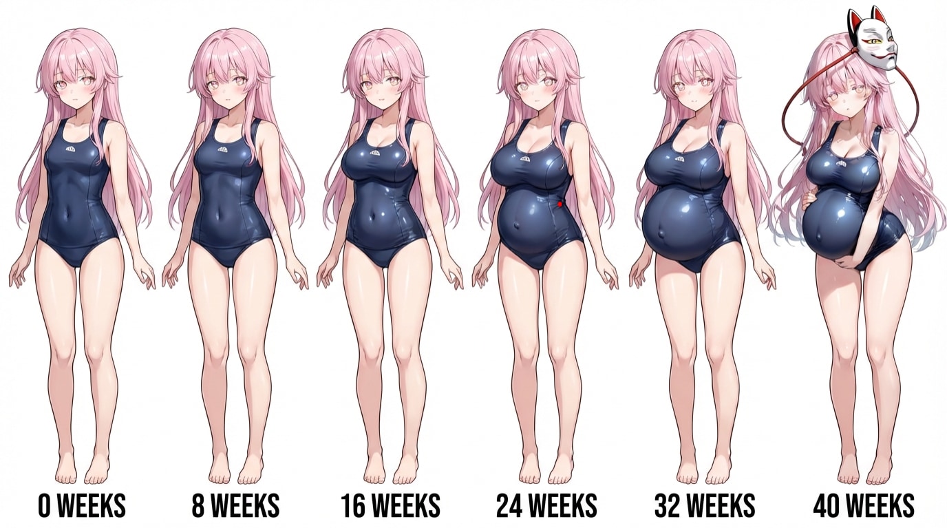 #ボテ腹成長表 ありがとうございました！