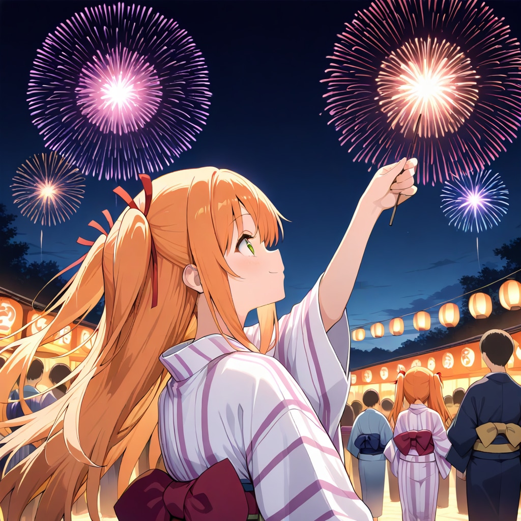 線香花火にしちゃった