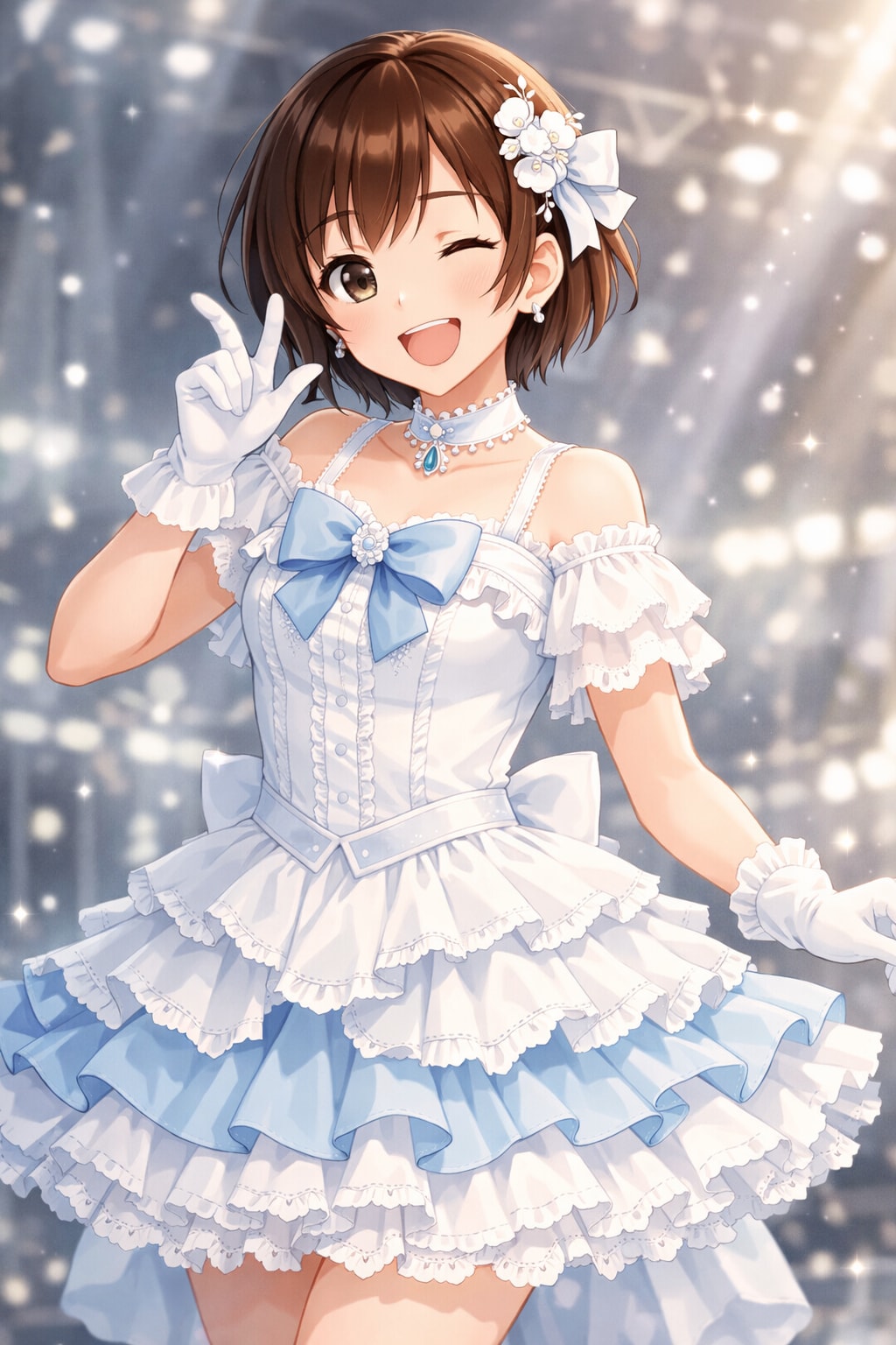 もしも高咲侑がアイドルになったら…（高咲侑衣装）② ＋上原歩夢衣装